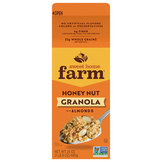 Sweet Home Granola Honey Nut 24 Oz Pack of 8