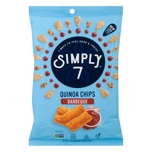 Simply 7 Chip Quinoa BBQ 3.5 Oz (Pack of 8)