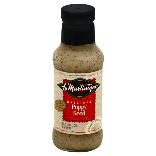 La Martinique Dressing Vinaigrette Original Poppy 10 Oz (Pack of 6)