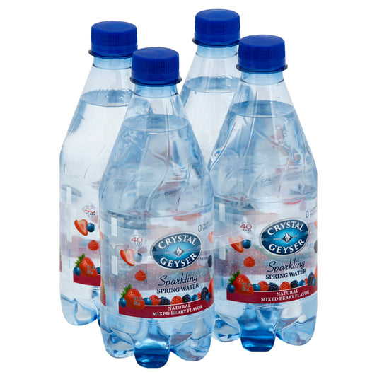 Crystal Geyser Water Mineral Berry 72 Fo Pack of 6