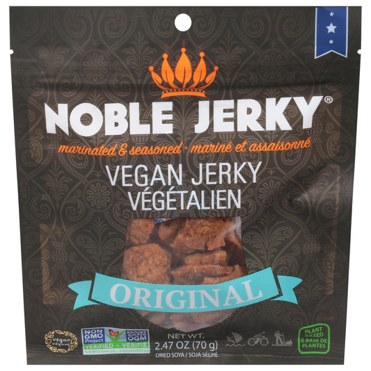 Noble Jerky Jerky Vegan Original 2.47 Oz (Pack of 12)