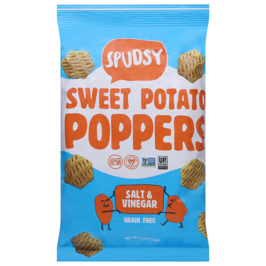 Spudsy Poppers Sweet Potato Salt Vinegar 4 Oz (Pack Of 9)