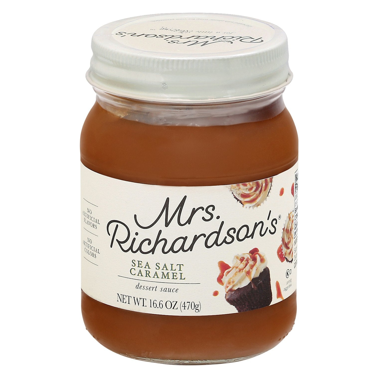 Mrs Richardsons Topping Sea Salt Caramel 16.6 oz (Pack of 6)