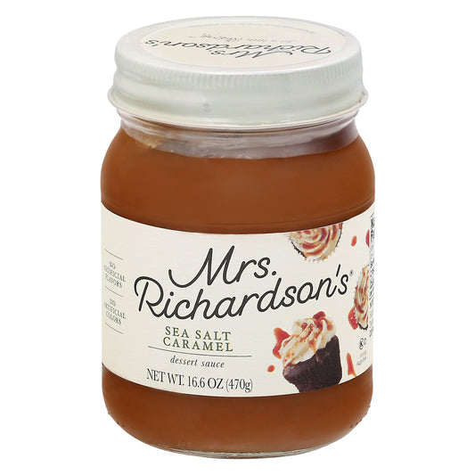 Mrs Richardsons Topping Sea Salt Caramel 16.6 oz (Pack of 6)