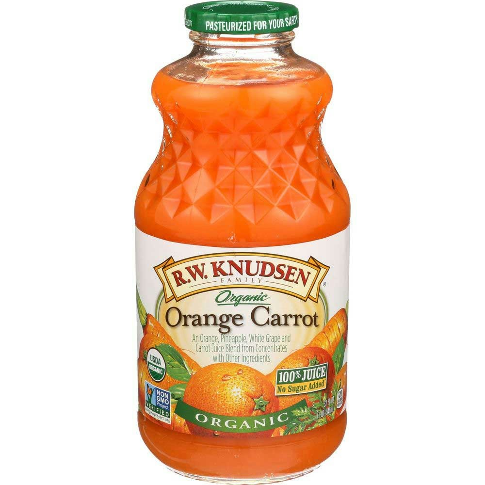 R.W. Knudsen Organic Orange Carrot Juice 32 Fo Pack of 6
