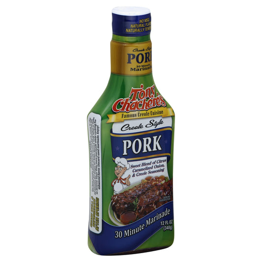 Tony Chacheres Marinade Pork Pourable 12 oz (Pack of 6)