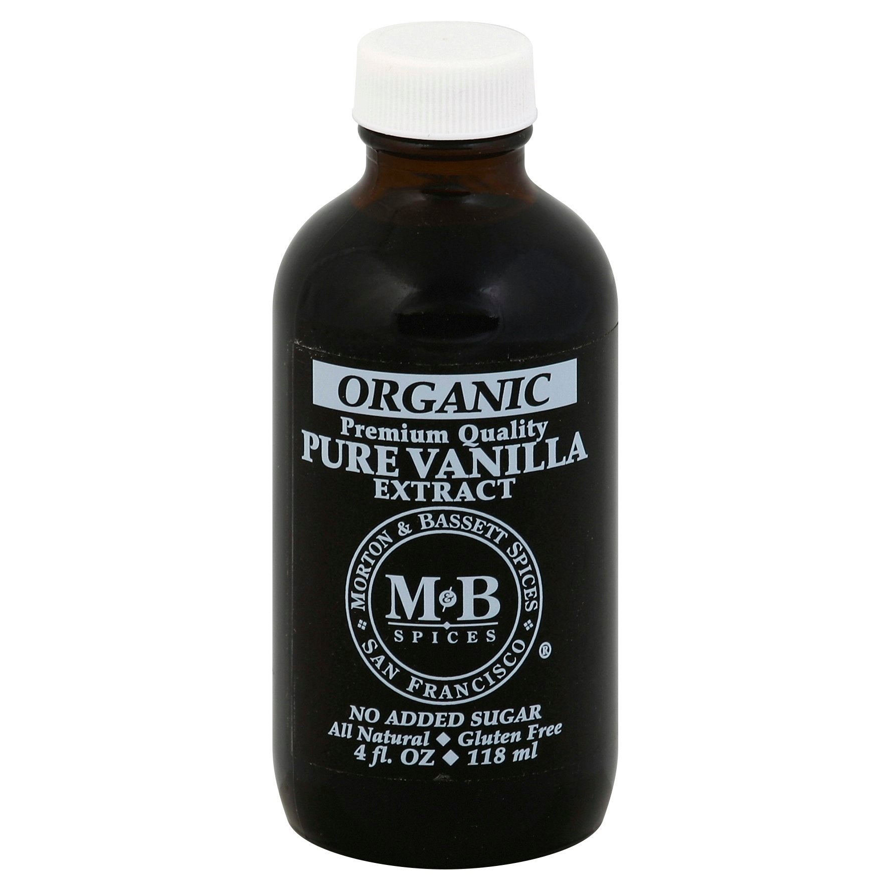 Morton & Bassett Extract Vanilla Organic 4 Oz Pack of 3