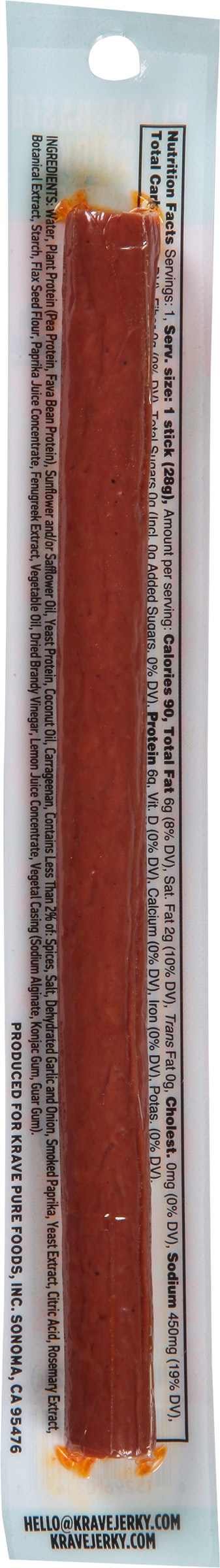 Krave Stick Smoked Chipotle Plant Based 1 Oz (Pack Of 12)