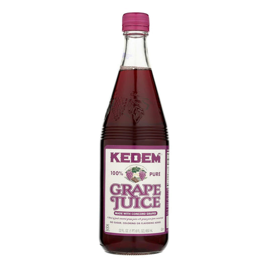Kedem Beverage Concord Grape Juice 22 Fo Pack of 12