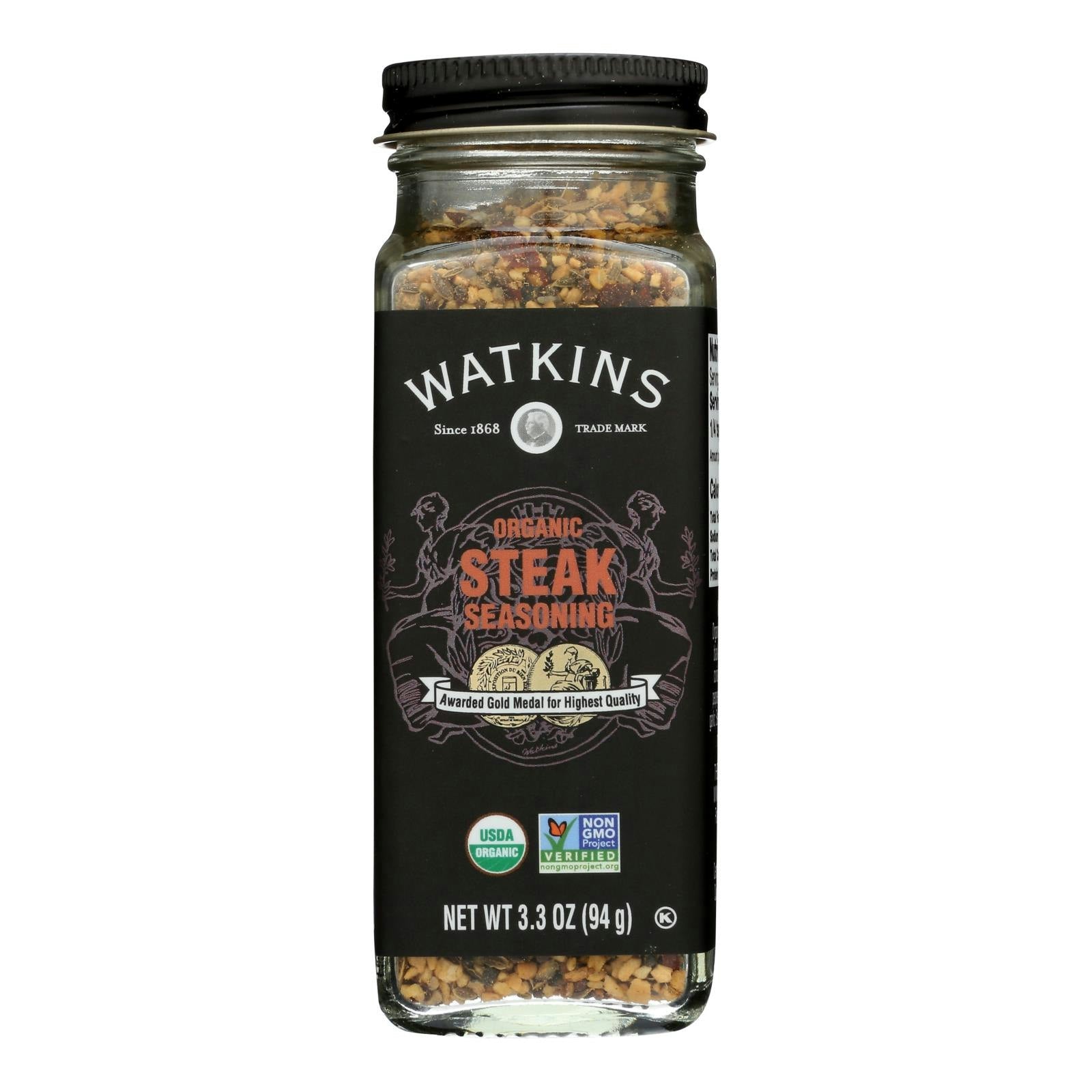 Watkins - Seasoning Steak 3.3 oz (Pack of 3)