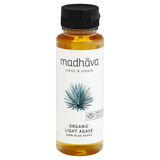 Madhava Agave Nectar Light Organic 11.75 Oz Pack of 6