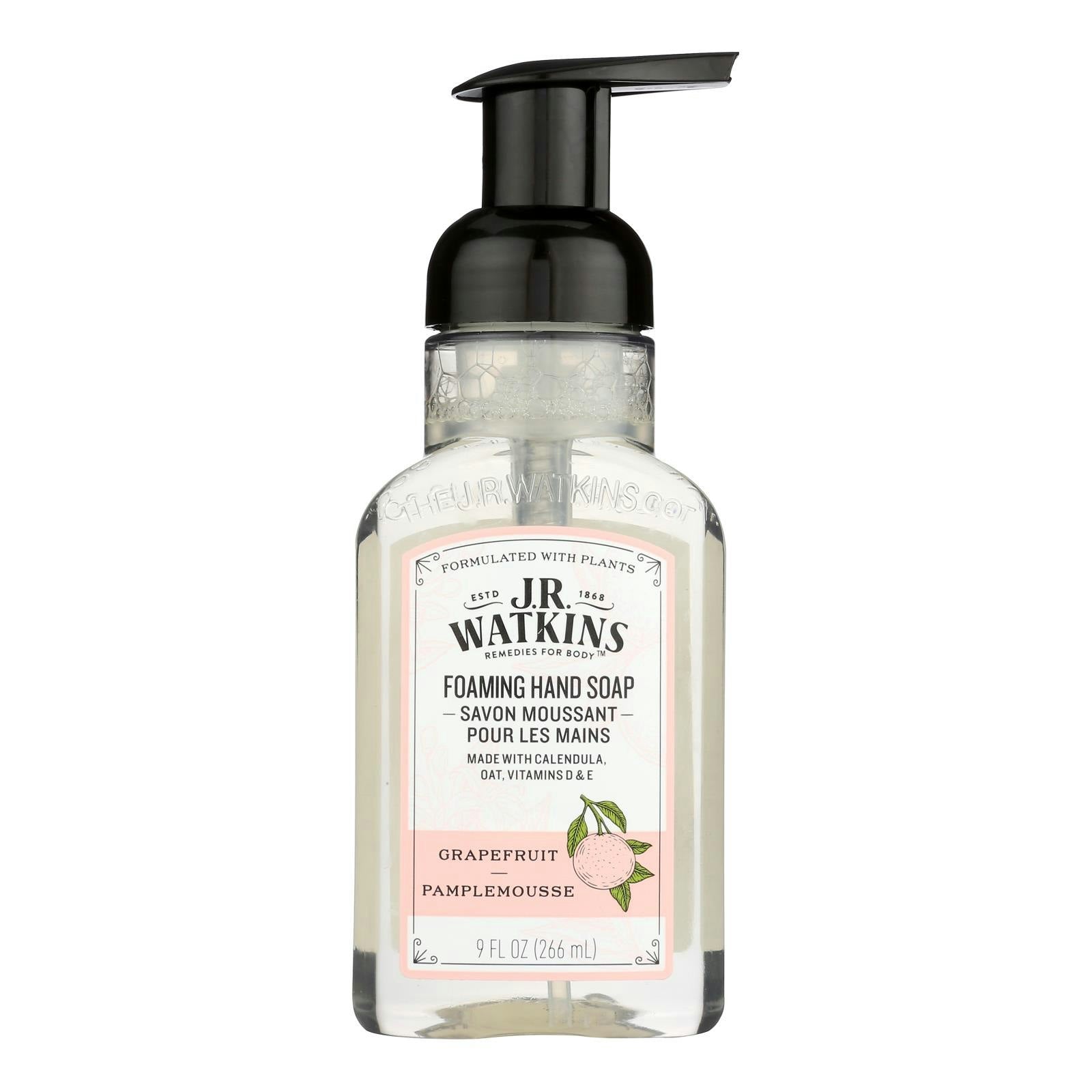 J.R. Watkins - Hand Soap Foam Grapefruit 9 fl. oz (Pack of 3)